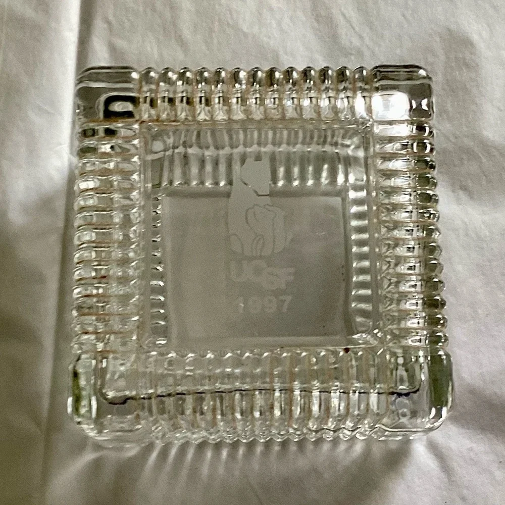 Momma Bear + Cubs Crystal Trinket Candy Box 1997 UCSF